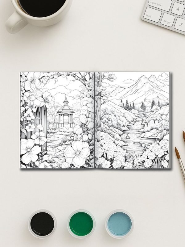 Springtime Wonders – 50 Joyful Coloring Pages - Image 3
